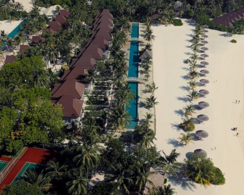 Sun Siyam Olhuveli - Beach Pavilions Luftaufnahme
